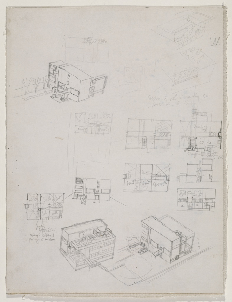 Le Corbusier process drawing